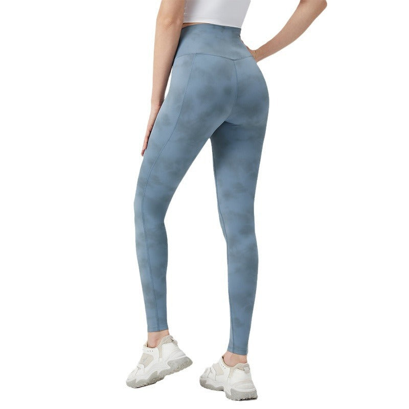 Women's Printed Nude Feel Yoga Trousers - FitiqueFit