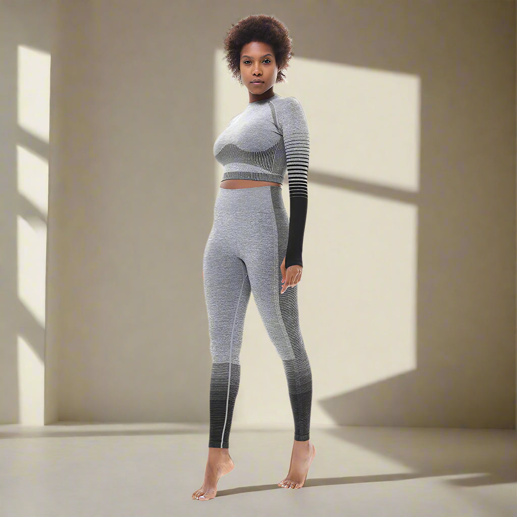 🧘♀️ Tight-Fitting Butt-Lifting Seamless Yoga Set - FitiqueFit