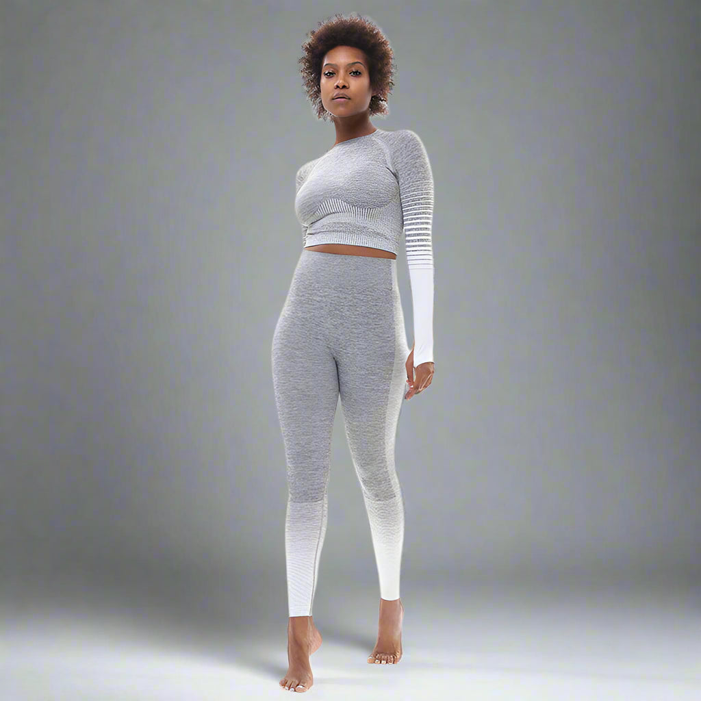 🧘♀️ Tight-Fitting Butt-Lifting Seamless Yoga Set - FitiqueFit