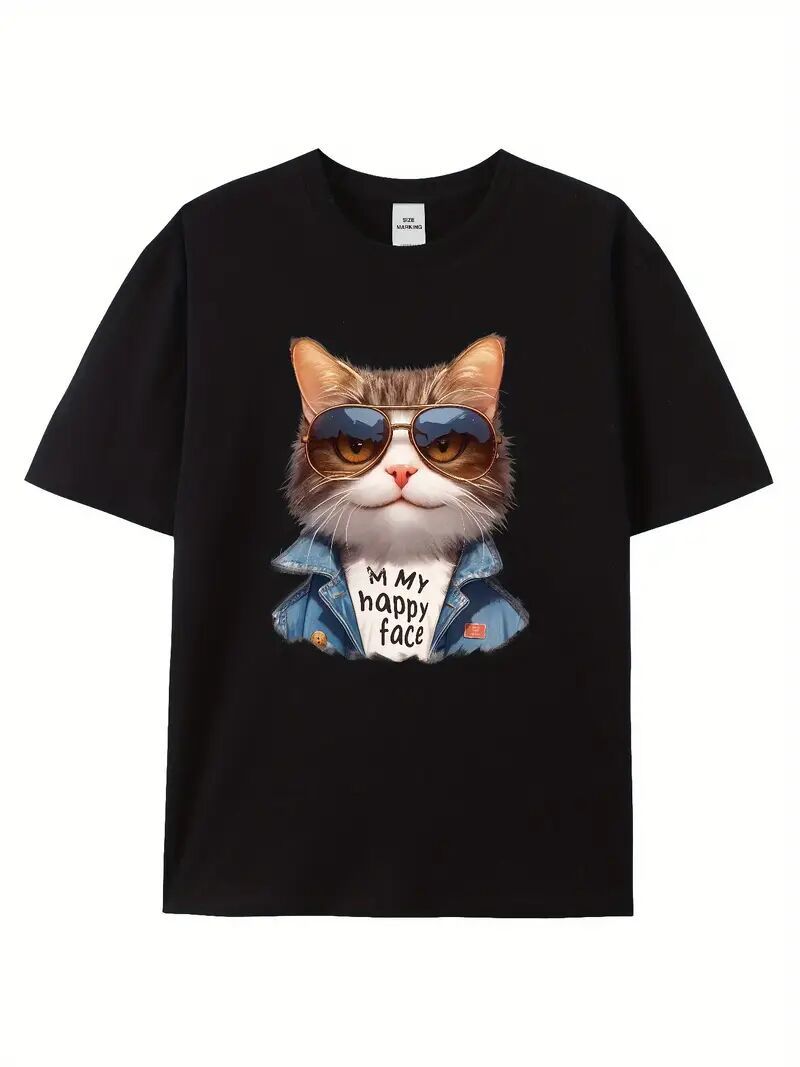 Men's Printed Short-sleeved T-shirt CJ