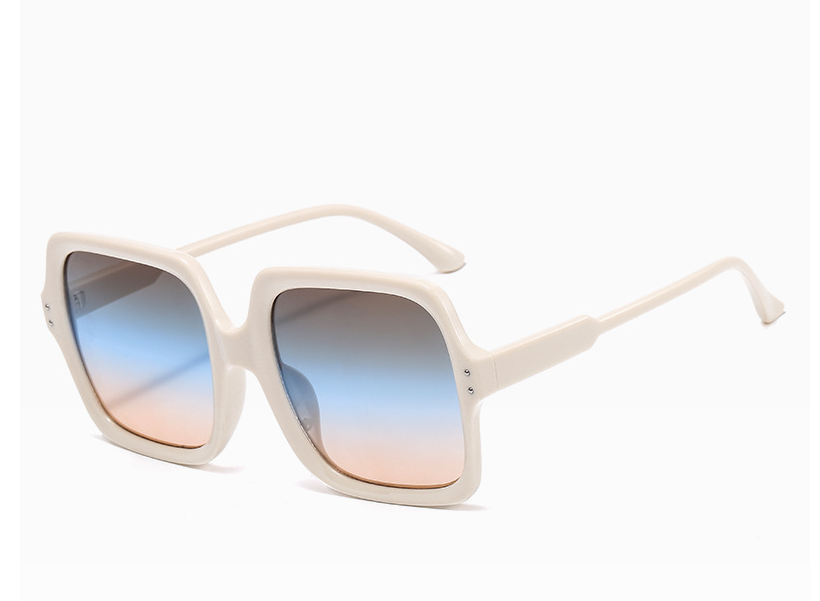 Affordable Retro Gradient Oversized Men Sun Glasses eprolo