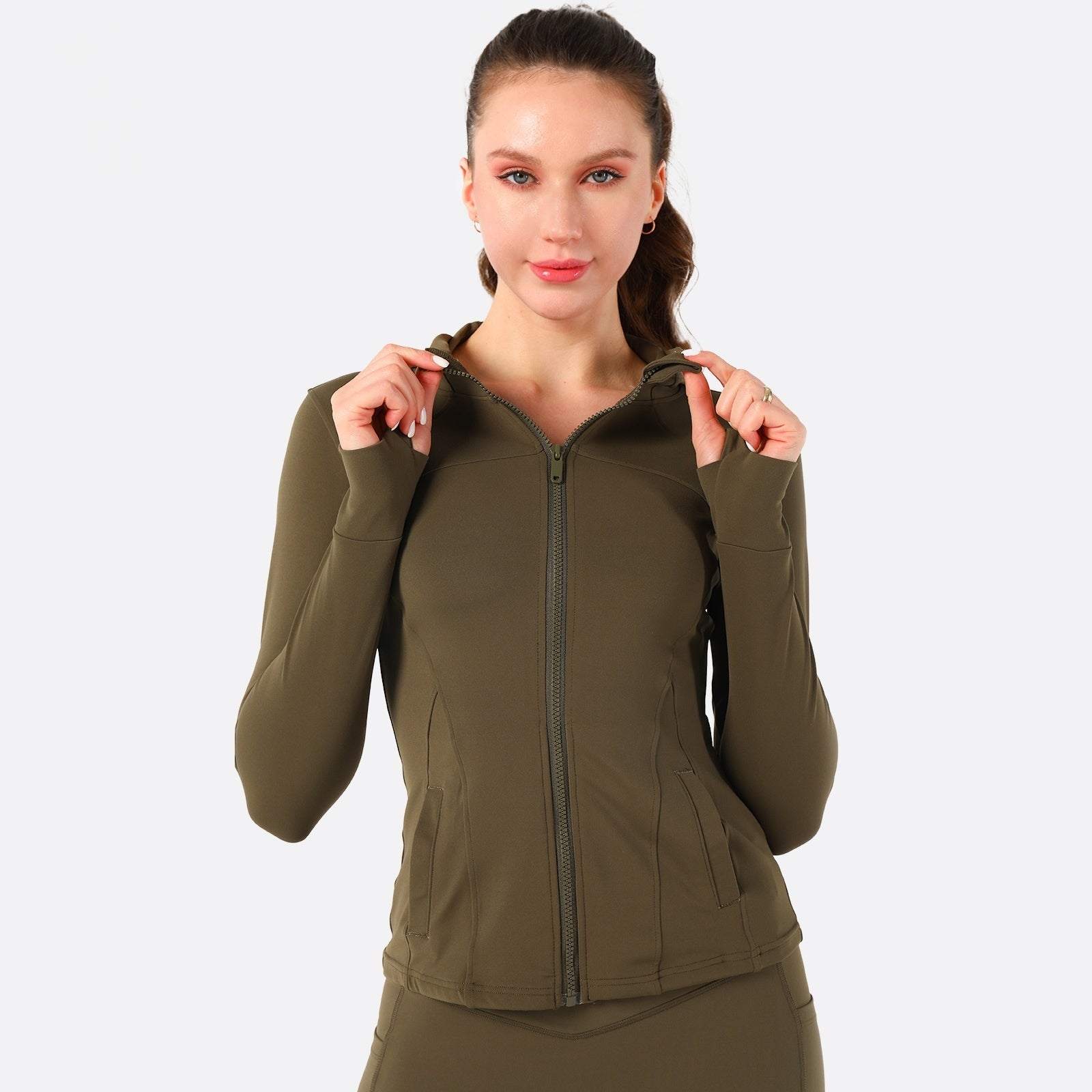 🖤 Women's Lightweight Hooded Yoga Jacket FitiqueFit