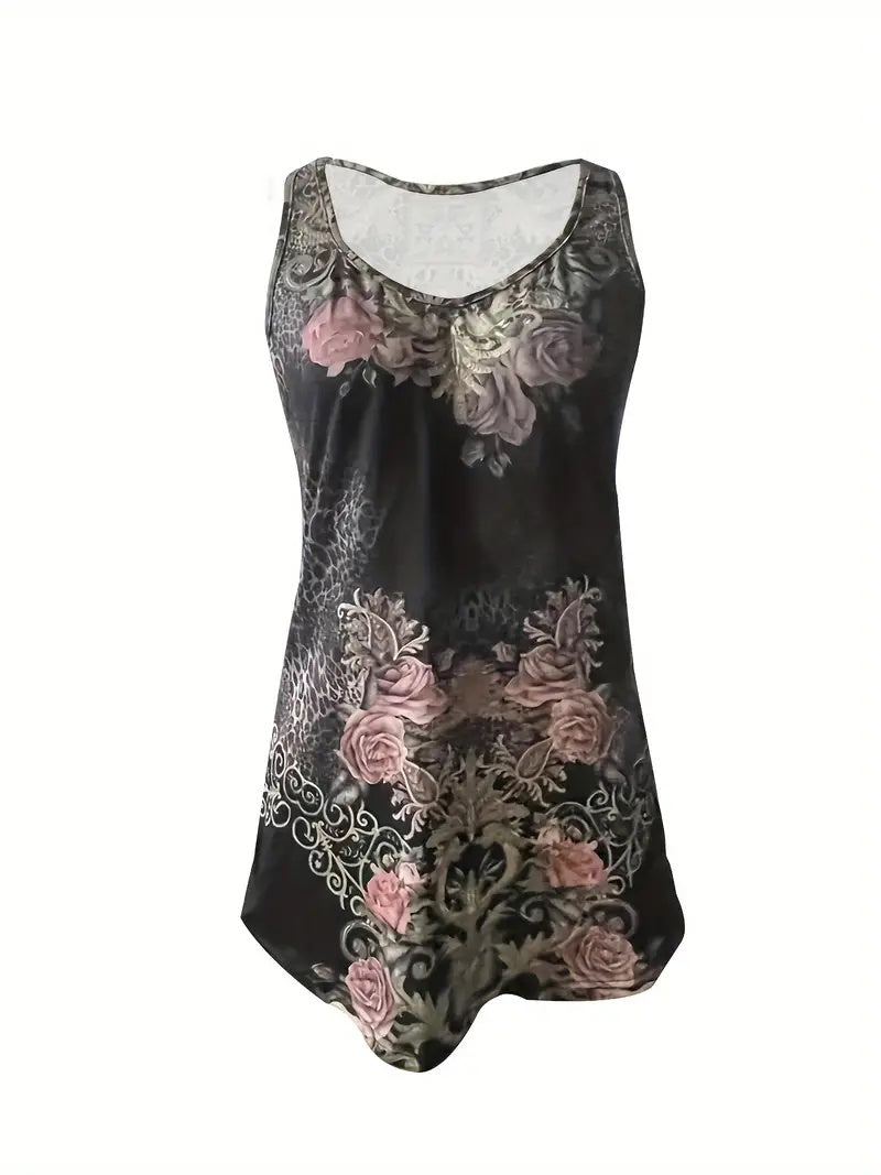 Floral Tank Top Women CJ US