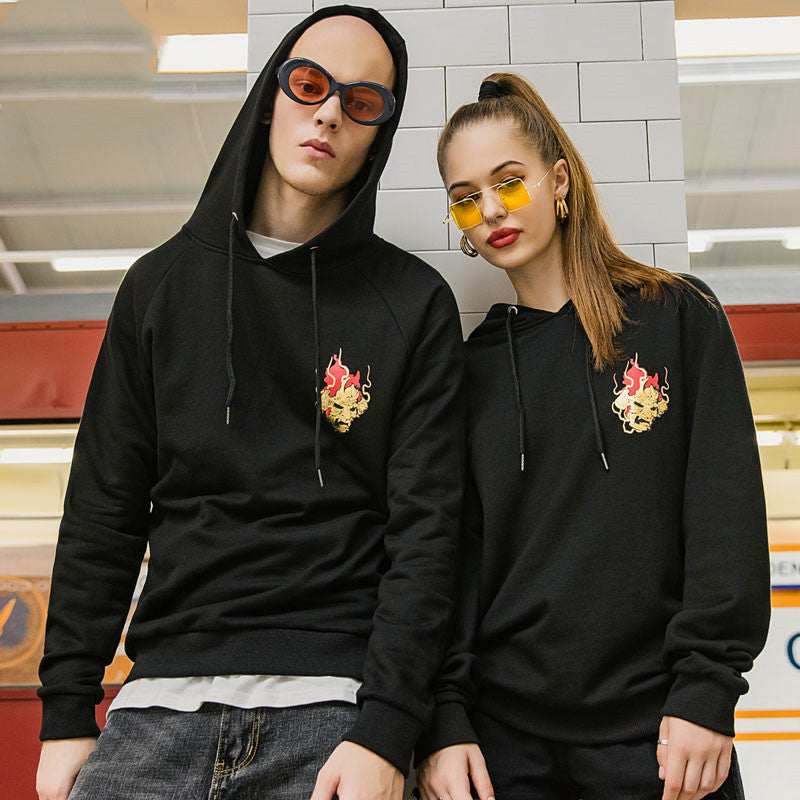 Lovers hooded hoodies CJ US