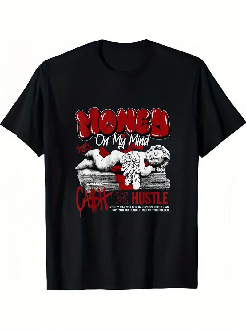 Men's Printed Short-sleeved T-shirt CJ