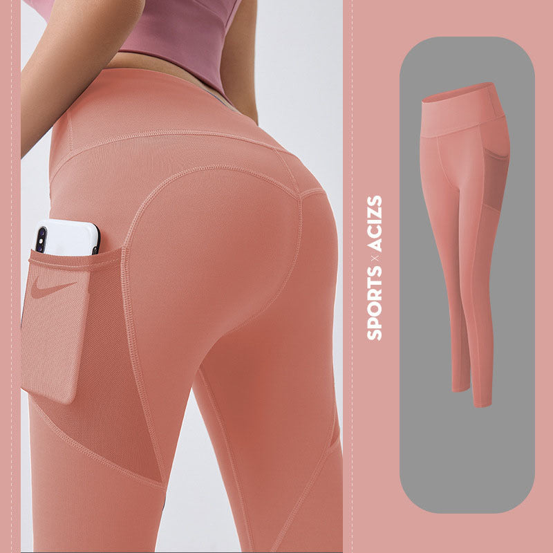 🧘♀️ Women's High-Waisted Yoga Leggings with Pockets FitiqueFit