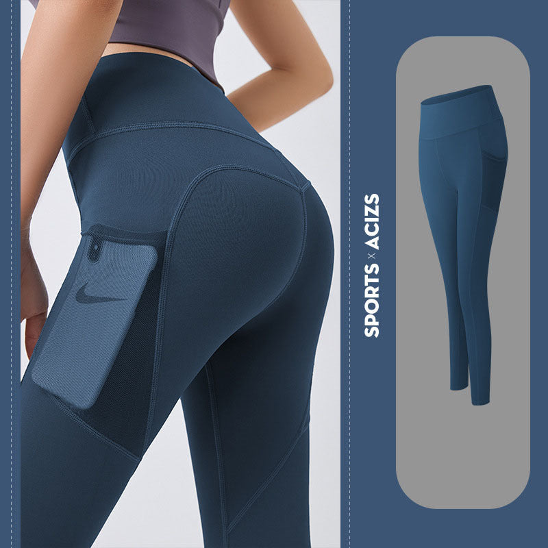 🧘♀️ Women's High-Waisted Yoga Leggings with Pockets FitiqueFit