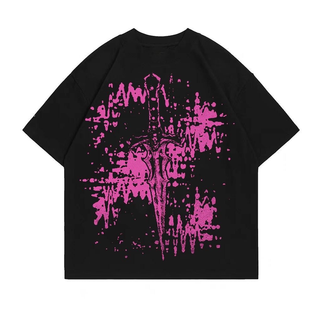 Summer New Printed T-shirt - Printed Short Sleeve Shirts CJ