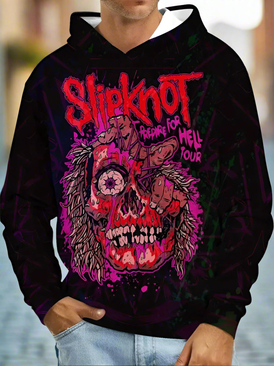 Unisex Printed Hoodie – Casual Graphic Pullover Sweatshirt CJ US