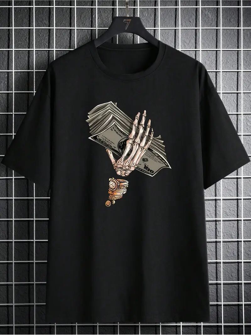 Men's Printed Short-sleeved T-shirt CJ