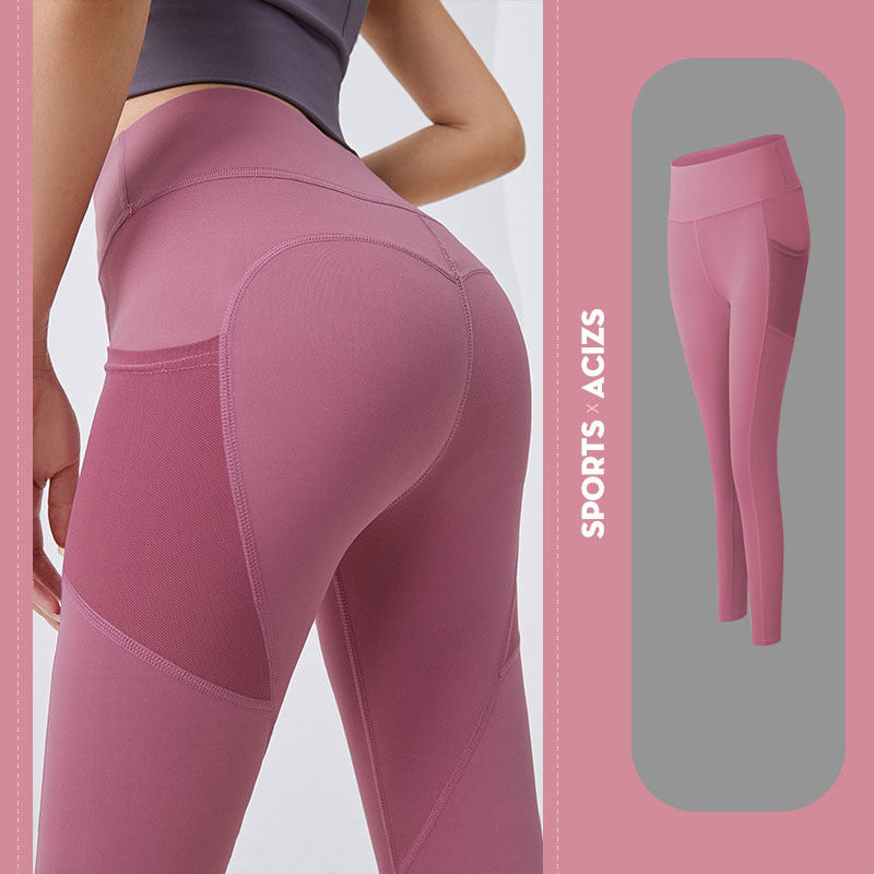 🧘♀️ Women's High-Waisted Yoga Leggings with Pockets FitiqueFit