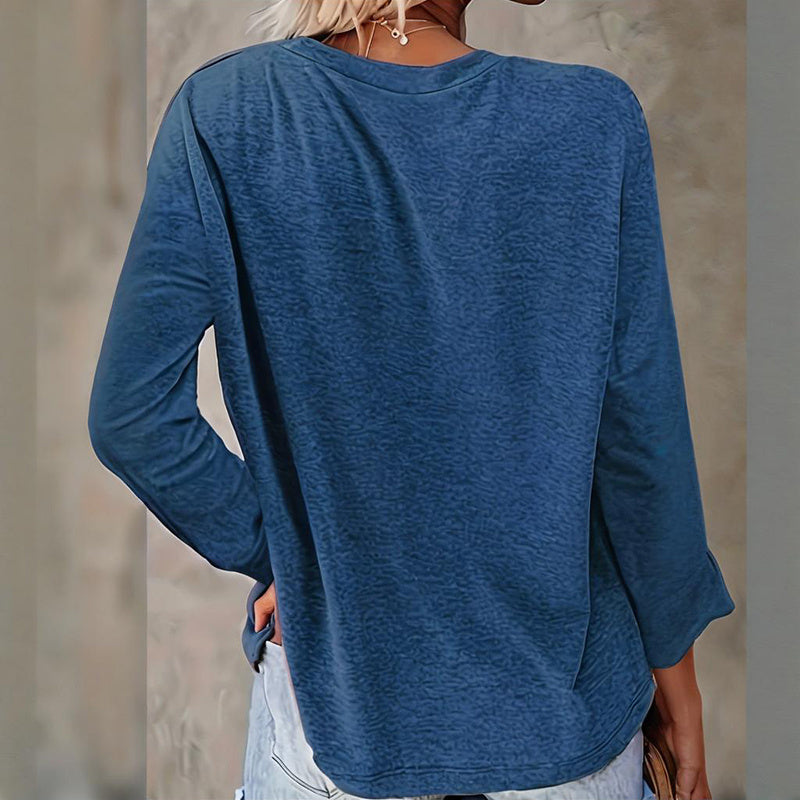 Christmas Shirts For Women, Cute Christmas Tree Graphic Long Sleeve T-Shirt, Funny Holiday Xmas Top For Party, Family Matching PJ Outfit CJ US