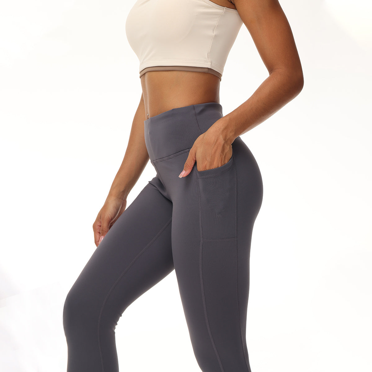 ❄️ Women's Winter Velvet Ankle Pants with Pockets FitiqueFit