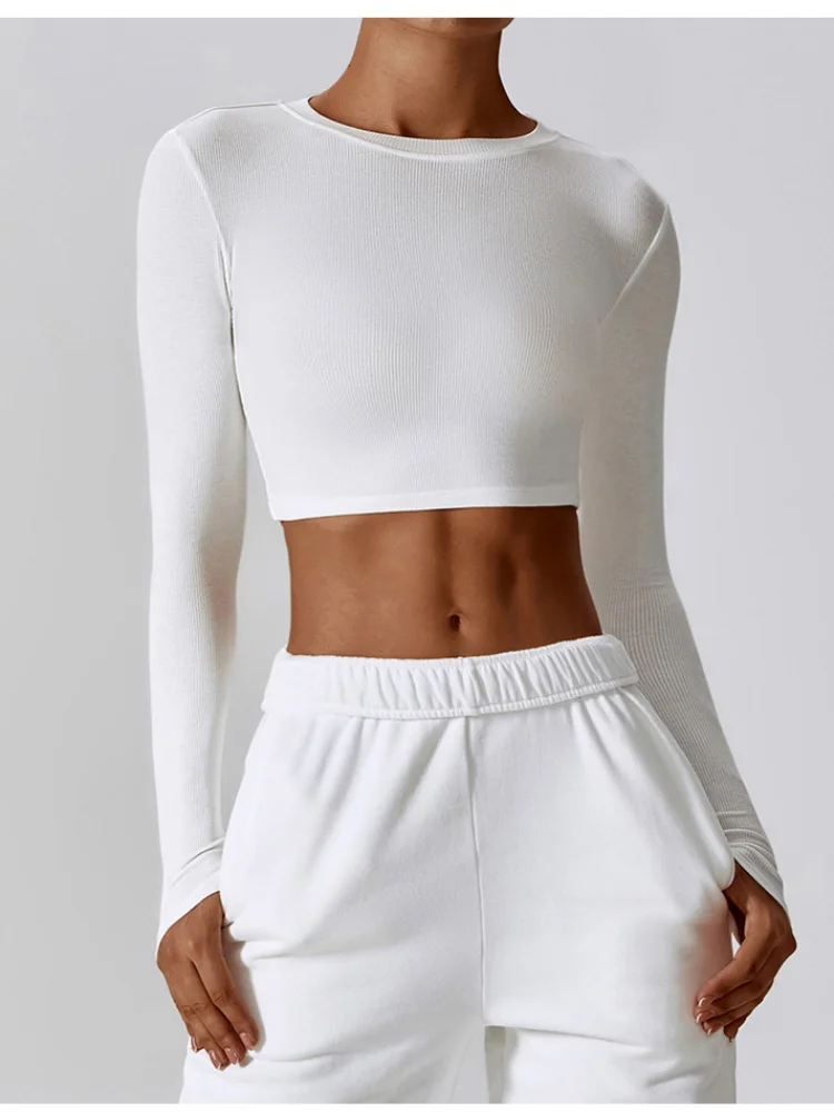 🧘♀️ Women’s Slim Fit Long Sleeve Yoga Top FitiqueFit