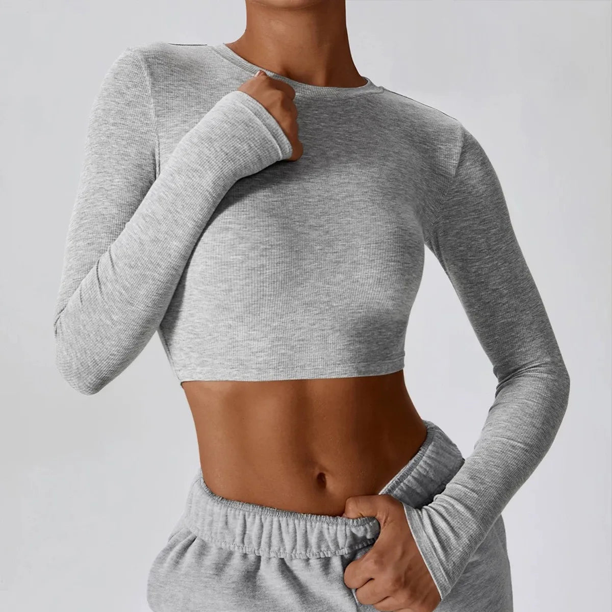 🧘♀️ Women’s Slim Fit Long Sleeve Yoga Top FitiqueFit