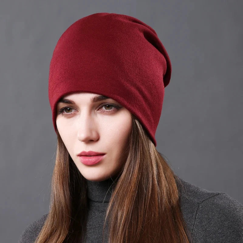 CNTANG New Autumn Winter Beanie Cotton Hat For Women Fashion Men Hip Hop Caps Casual Female Knitted Skullies Bonnets Warm Hats FitiqueFit