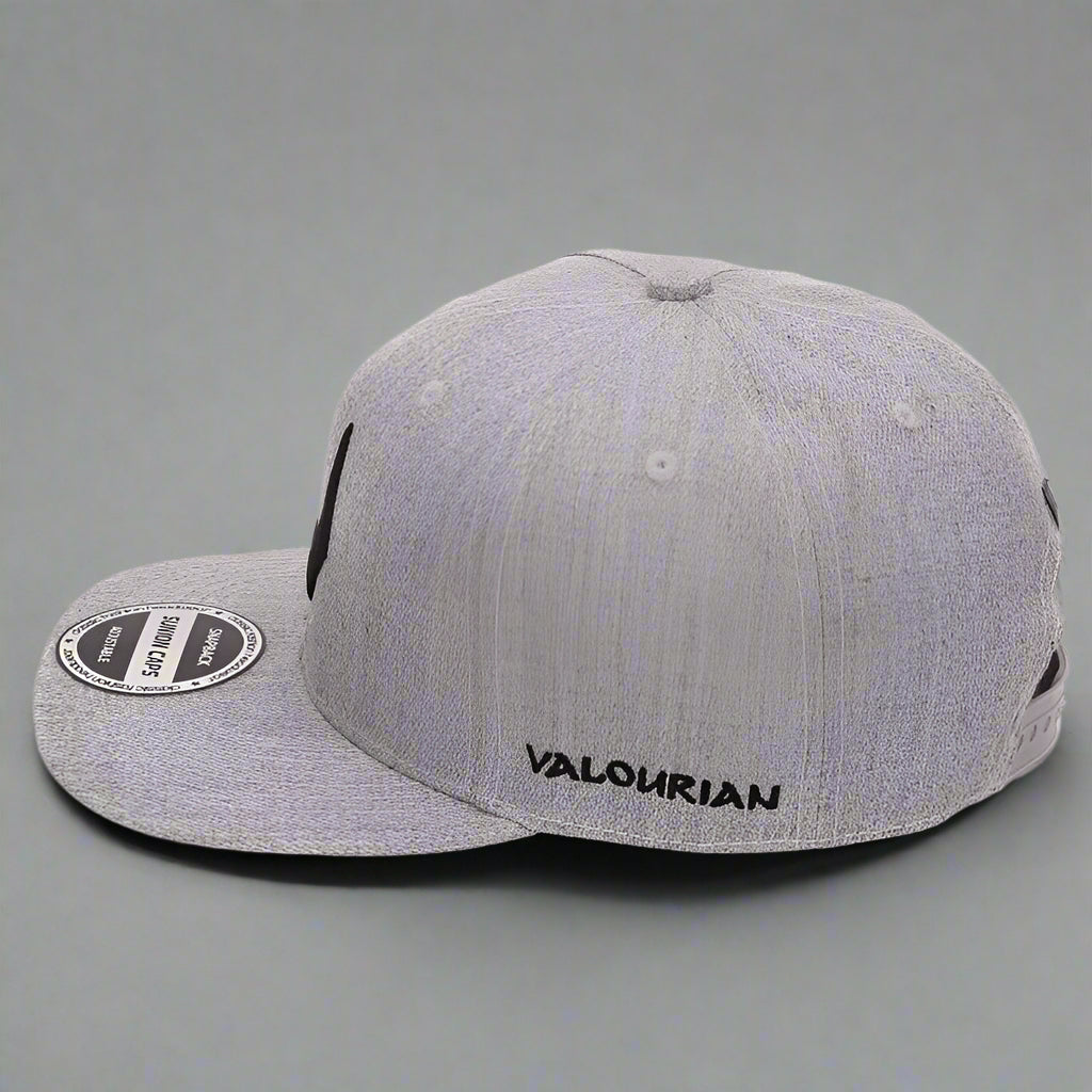 Unisex Grey Wool Snapback FitiqueFit