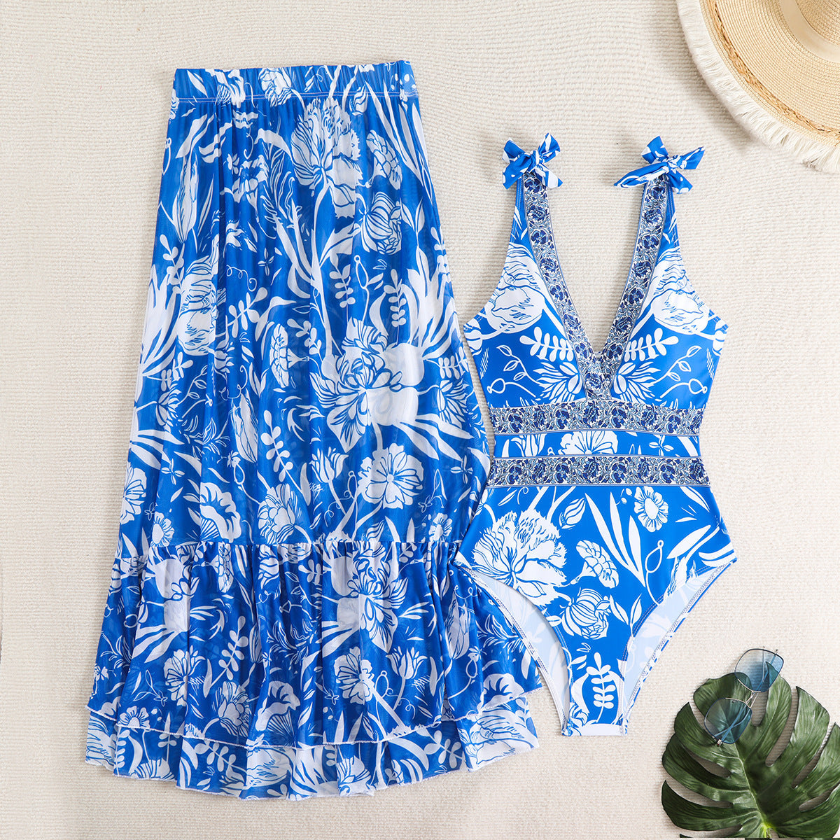 Ethnic Style One-piece Swimsuit For Women Beach Suit CJ