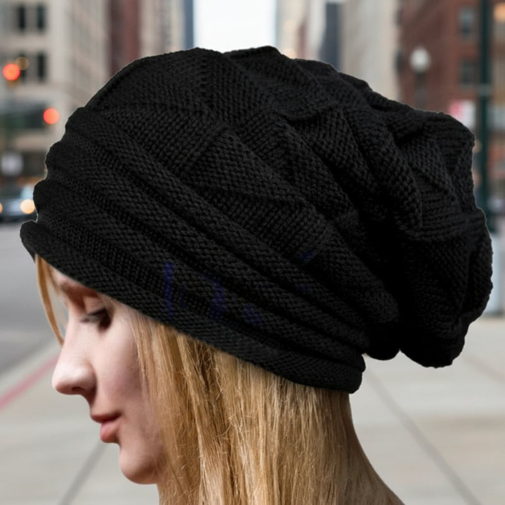 Oversized Slouchy Knitted Beanie FitiqueFit