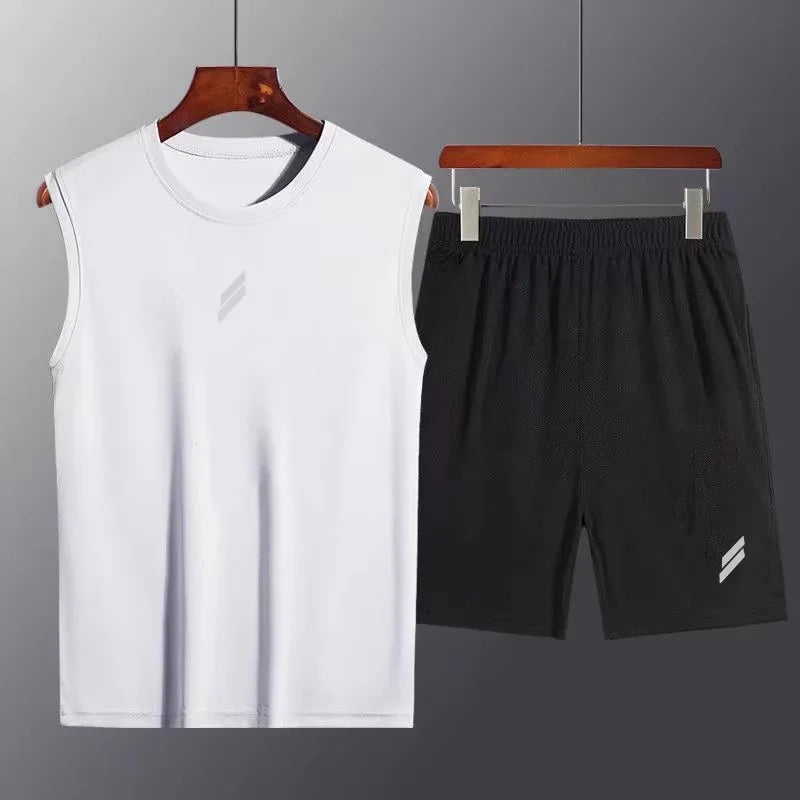 🏃♂️ Men's Summer Mesh Quick-Dry Fitness Set FitiqueFit