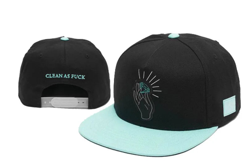 Classic Snapback Hat – Flat Bill Adjustable Baseball Cap FitiqueFit