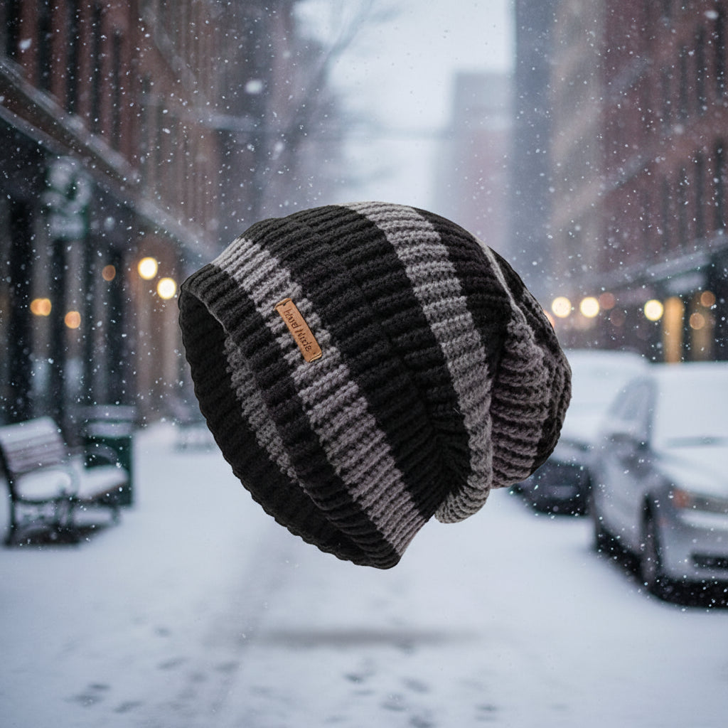 Unisex Female Beanies Casual Stacking Knitted Bonnet Caps Winter Warm Hats for Women Men Hats Stripe Hip Hop MZr10 FitiqueFit