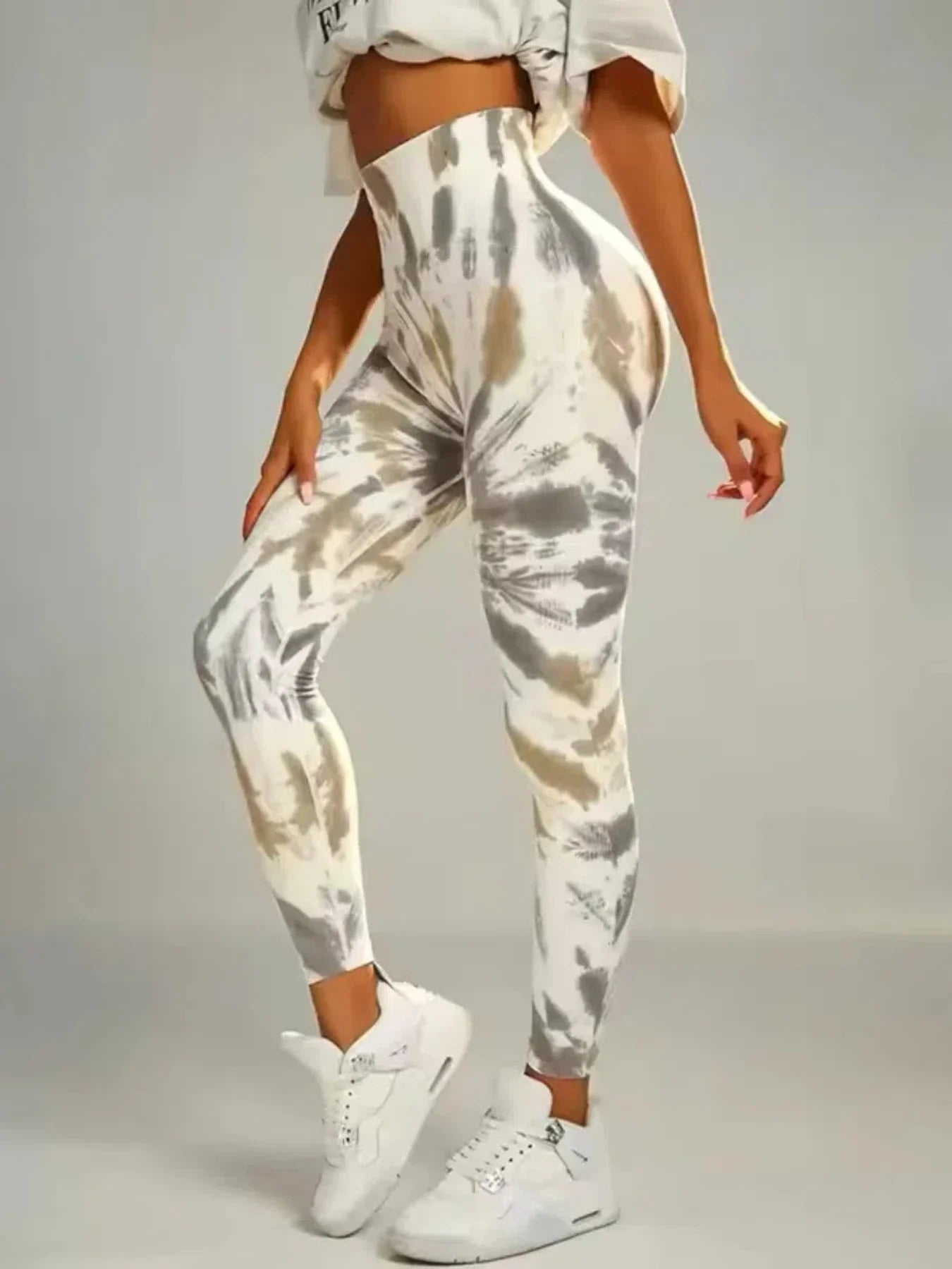 🧘♀️ Tie-Dye Seamless High-Waist Scrunch Butt Leggings FitiqueFit