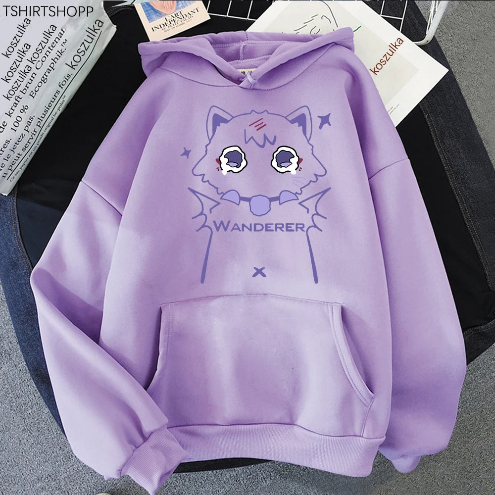 Genshin Impact Scaramouche Cat Hoodie FitiqueFit