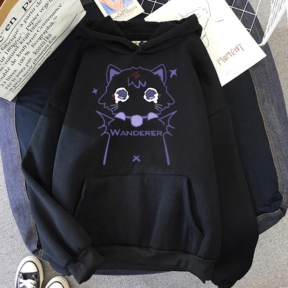 Genshin Impact Scaramouche Cat Hoodie FitiqueFit