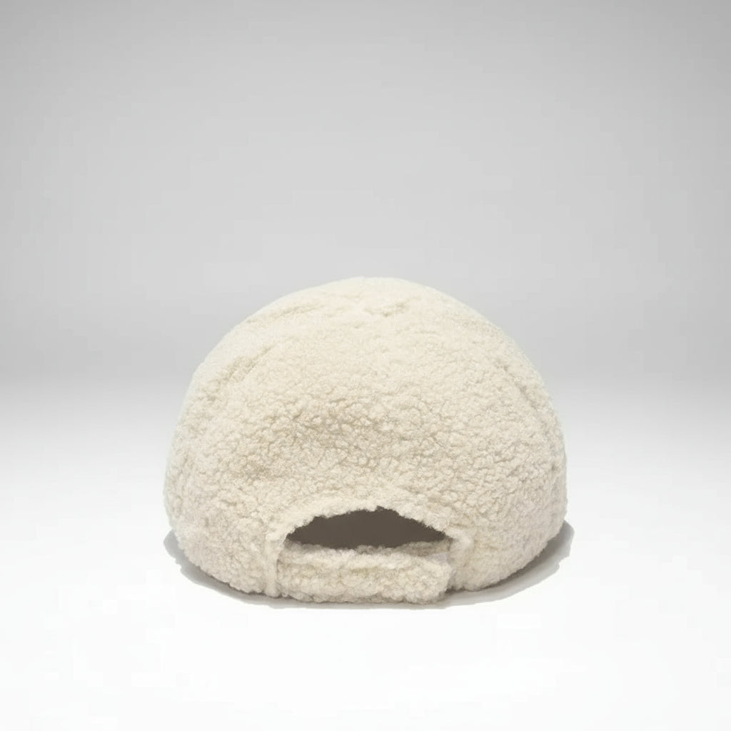 New Lamb Wool Hat for Women Autumn and Winter Korean Style Warm Sun Hat Plush Baseball Cap Winter Baseball Cap FitiqueFit