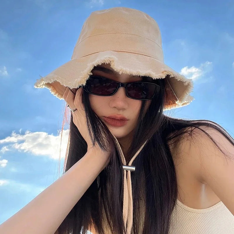 Unisex Tassel Cotton Bucket Hat FitiqueFit