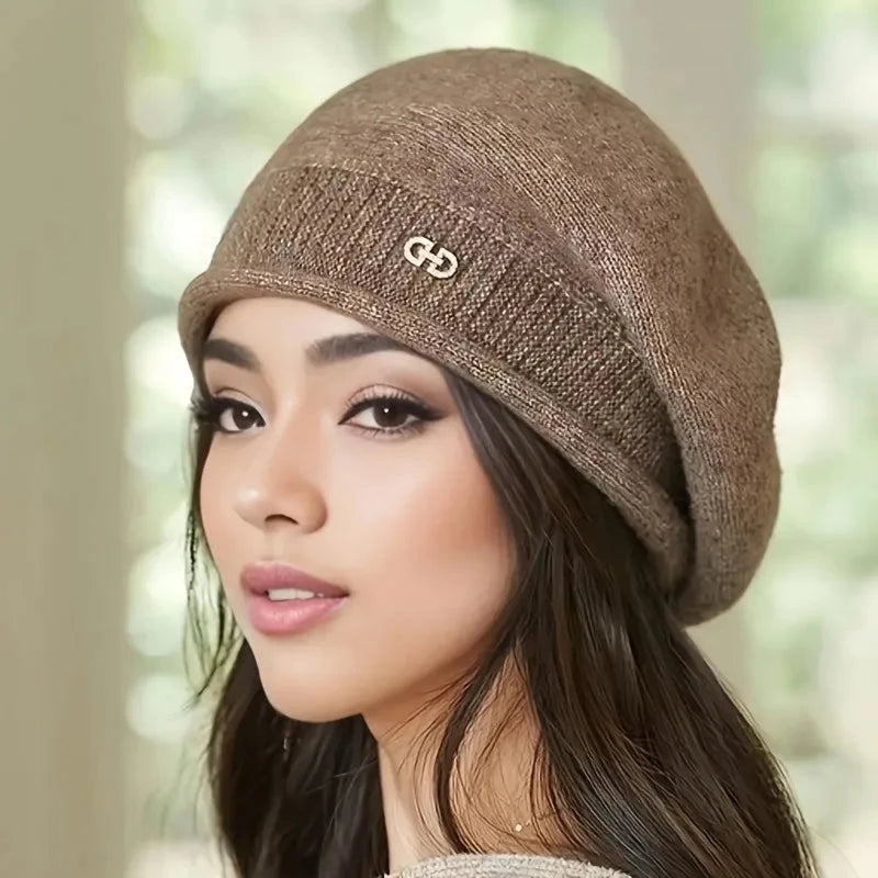 1pc Women's Soft Beanie Hat - Lightweight Stretchy Casual Hat with Jacquard Weave Versatile for Casual Attire Everyday Headwear FitiqueFit