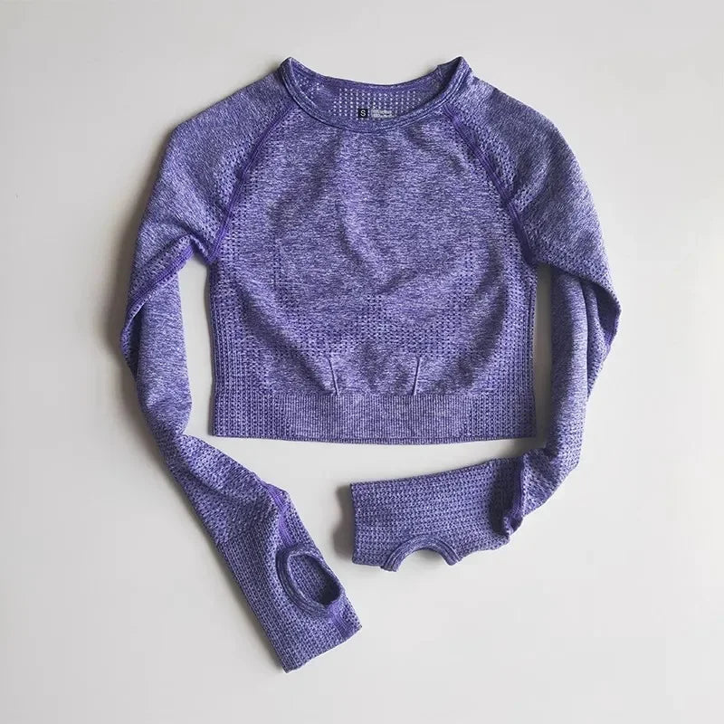 Seamless Yoga Crop Top for Women FitiqueFit