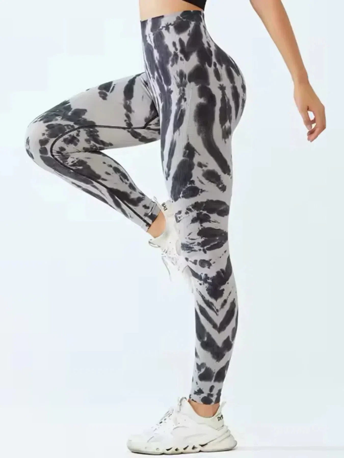 🧘♀️ Tie-Dye Seamless High-Waist Scrunch Butt Leggings FitiqueFit