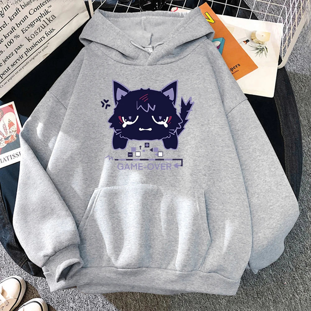 Genshin Impact Scaramouche Cat Hoodie FitiqueFit