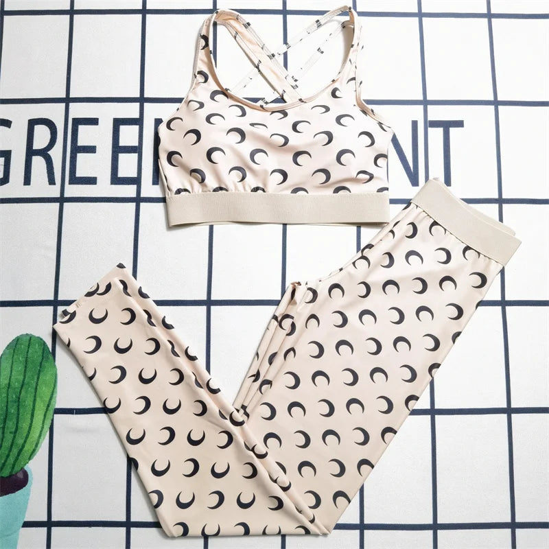 🖤 Women's Outdoor Fitness Camis & Black Tracksuit Set FitiqueFit