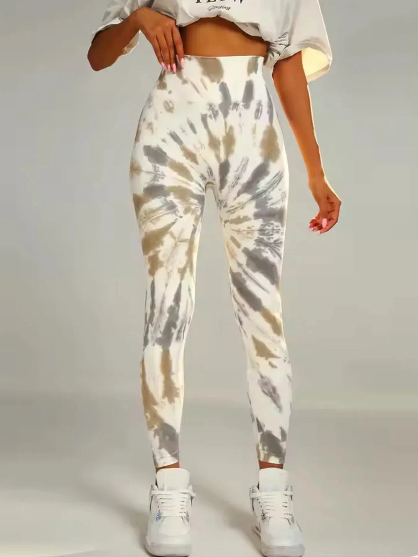 🧘♀️ Tie-Dye Seamless High-Waist Scrunch Butt Leggings FitiqueFit