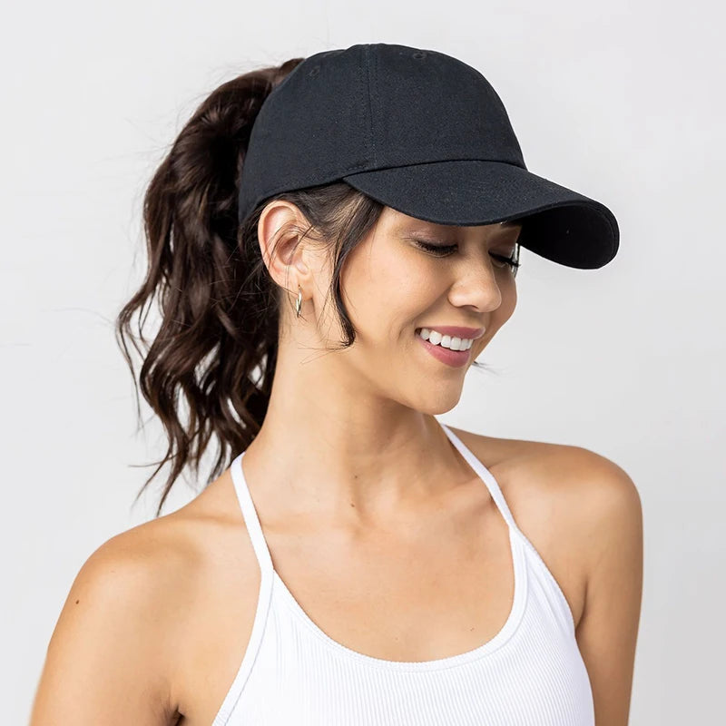 Women’s High-Ponytail Baseball Cap FitiqueFit