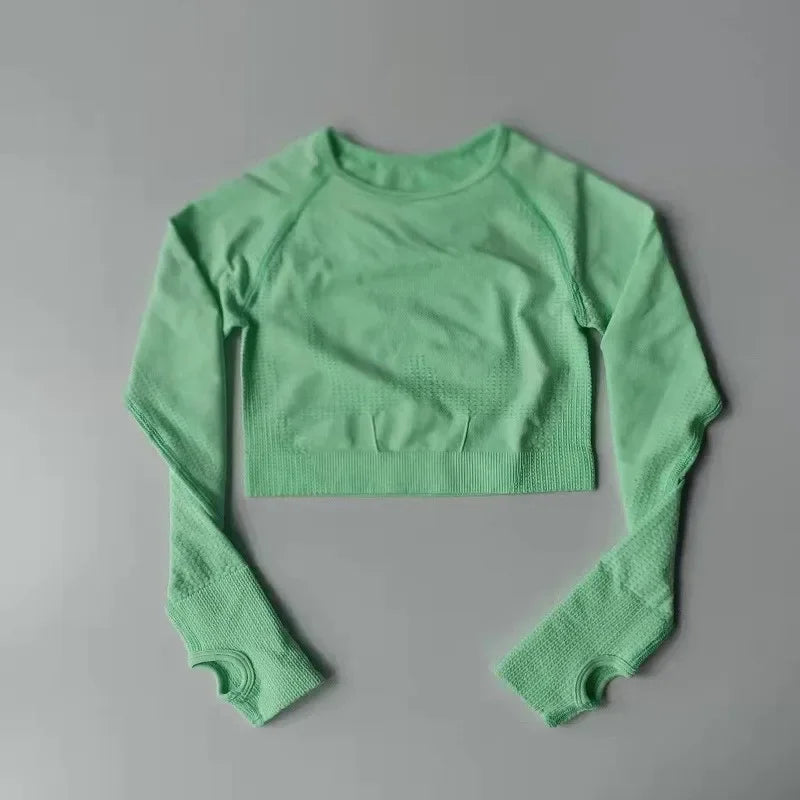 Seamless Yoga Crop Top for Women FitiqueFit