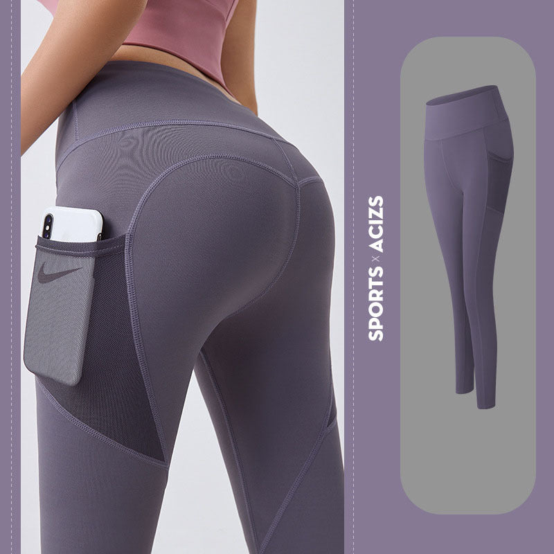 🧘♀️ Women's High-Waisted Yoga Leggings with Pockets FitiqueFit