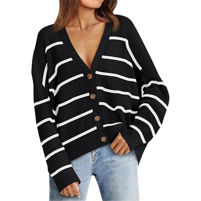 Women’s Lightweight Button Cardigan – No Pilling Knit Sweater CJ