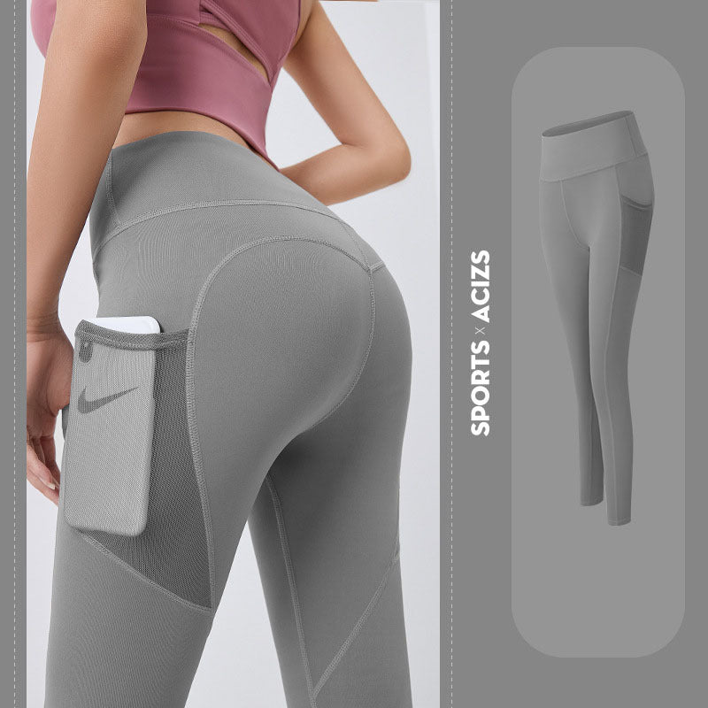 🧘♀️ Women's High-Waisted Yoga Leggings with Pockets FitiqueFit