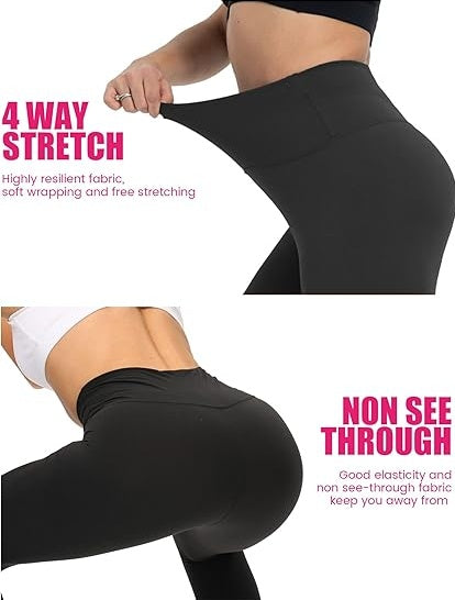 Cropped High-Rise Leggings – Sky Blue Print Workout Pants CJ US