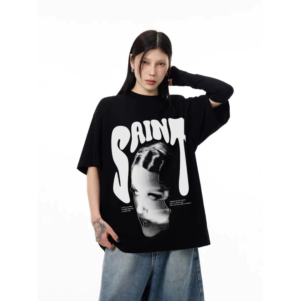 Summer New Printed T-shirt - Printed Short Sleeve Shirts CJ