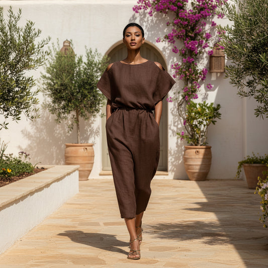 Womens Batwing Sleeve Off-Shoulder Elastic Waist Dress 