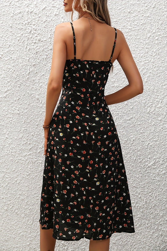 🌸 Women's Polka Dot Suspender Maxi Dress – Summer Elegance with a Flirty Twist FitiqueFit