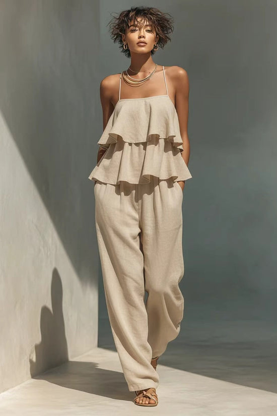Women's Camisole And Casual Pants Set 