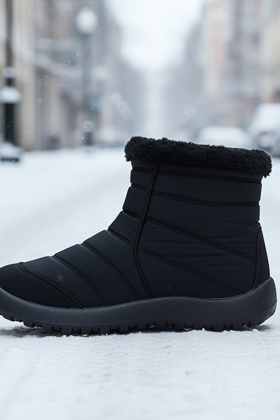 Women’s Thickened Cotton Snow Boots – Waterproof Warm Winter Boots - FitiqueFit