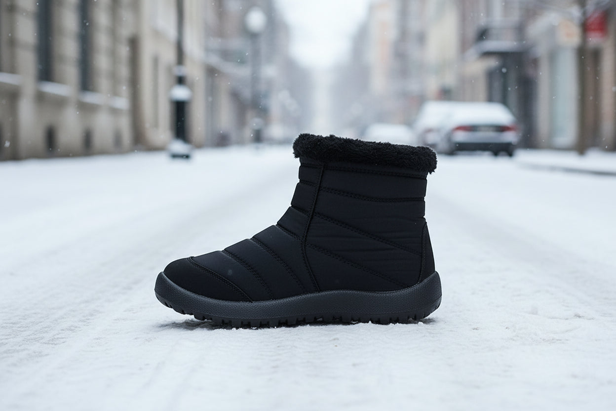 Women’s Thickened Cotton Snow Boots – Waterproof Warm Winter Boots - FitiqueFit