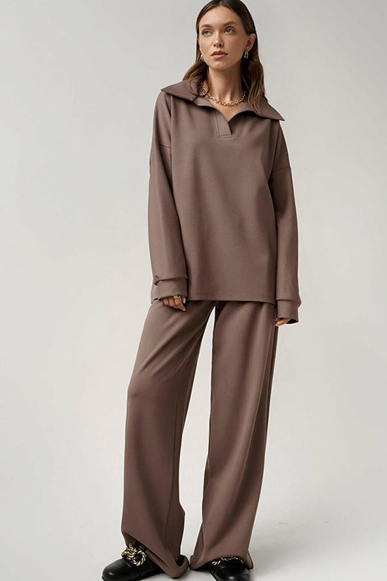 French Casual Suit With Trousers And High Waist Temperament 